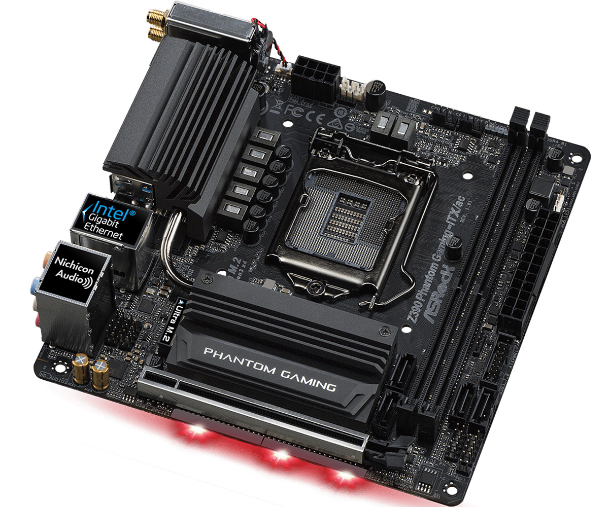 Asrock Z Phantom Gaming Itx Ac Overview Tiny At Asus Z I